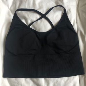 Longline sports bra